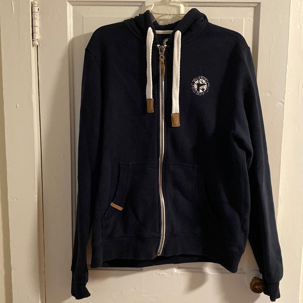 Birkenstock Zip Hooded Sweatshirt size large heavy weight